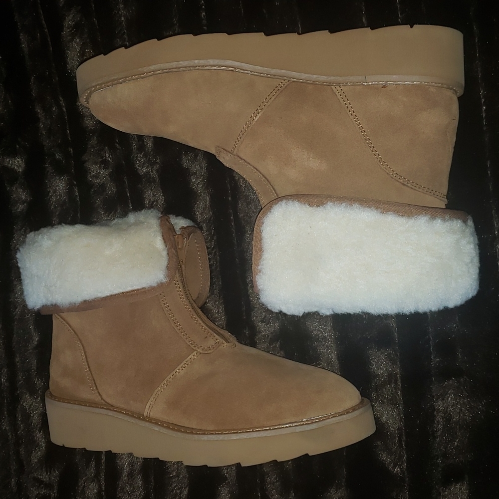 Aussie Merino Amelia Chestnut Tan Boots 12 - Picture 5 of 16